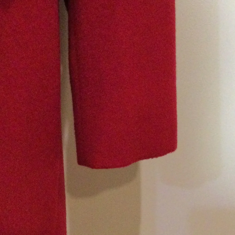MDP 🍒 Red Wool Dress Coat - Picture 12 of 16